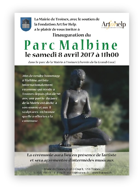 Affiche « Parc Malbine »